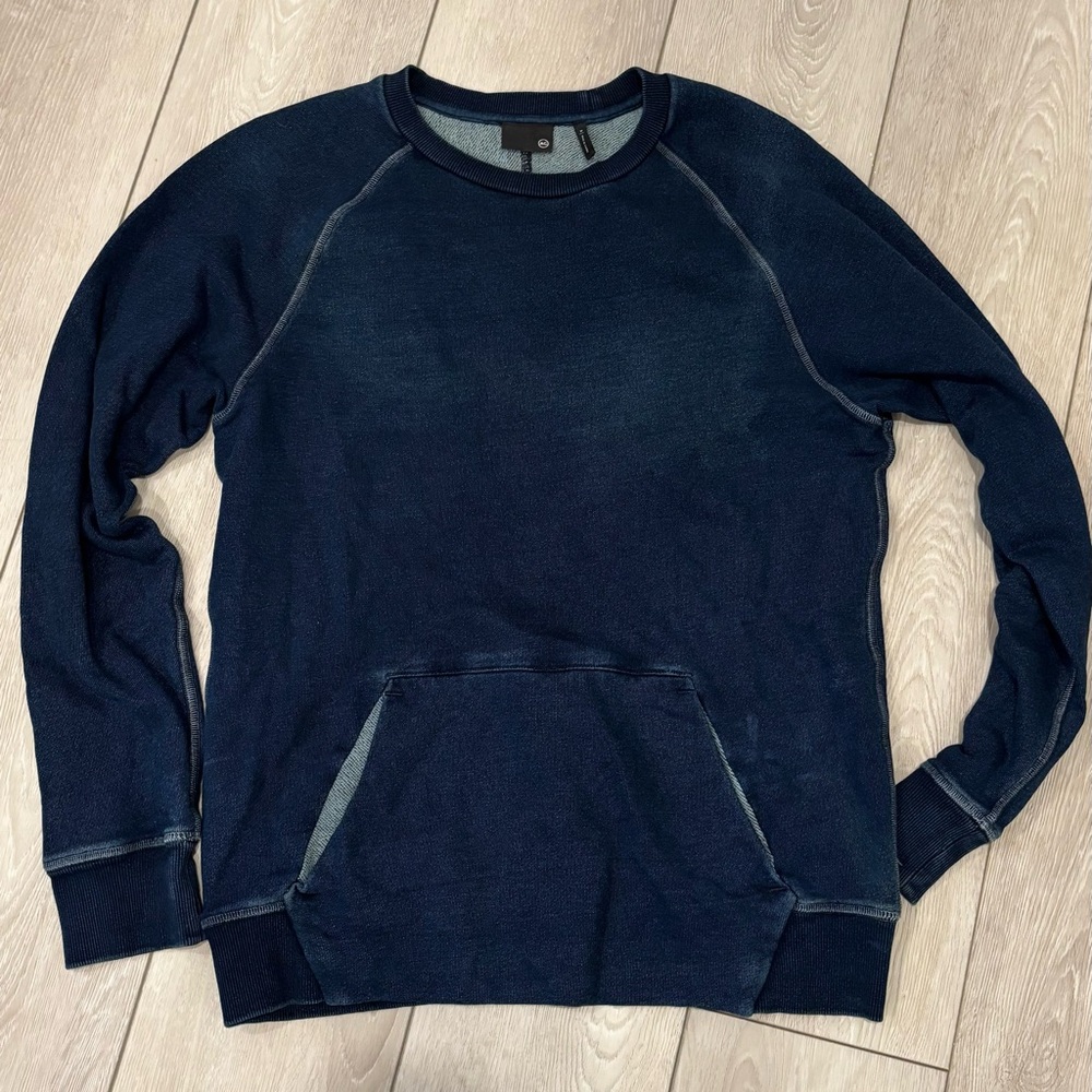 AG Adriano Goldschmied Icosa Raglan Sweatshirt in Indigo
